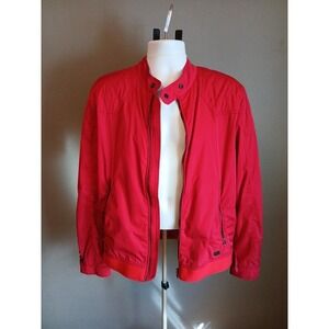 RARE DIESEL Extreme Riders Jacket Red Size XL Rare Color MenS Teflon Moto Jacket